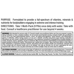 AllMax Vitastack capsules and 70-plus ingredients graphic highlights nutrient variety.