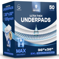 AllSett Health Chucks pads coverage: mattress protection and leak prevention.