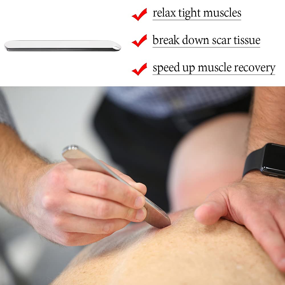 Allshow gua sha tool tapered end for targeted tissue release and scar work.