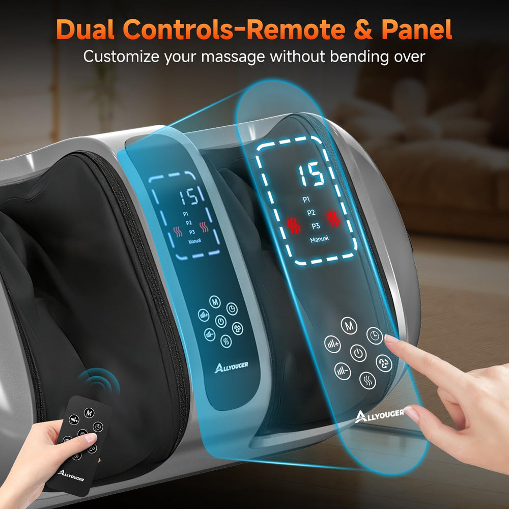 ALLYOUGER Foot Massager arch heel forefoot contour for precise massage