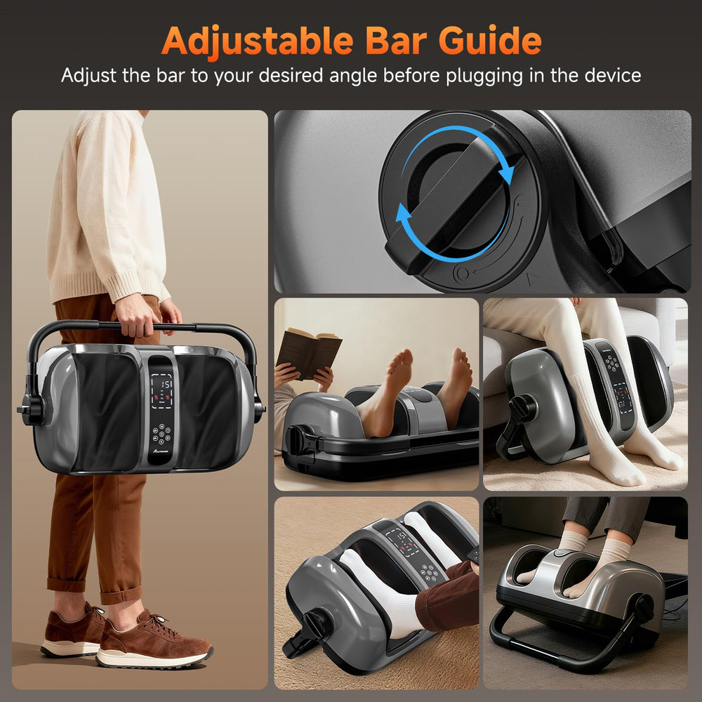 ALLYOUGER Foot Massager gift ready packaging and warranty information