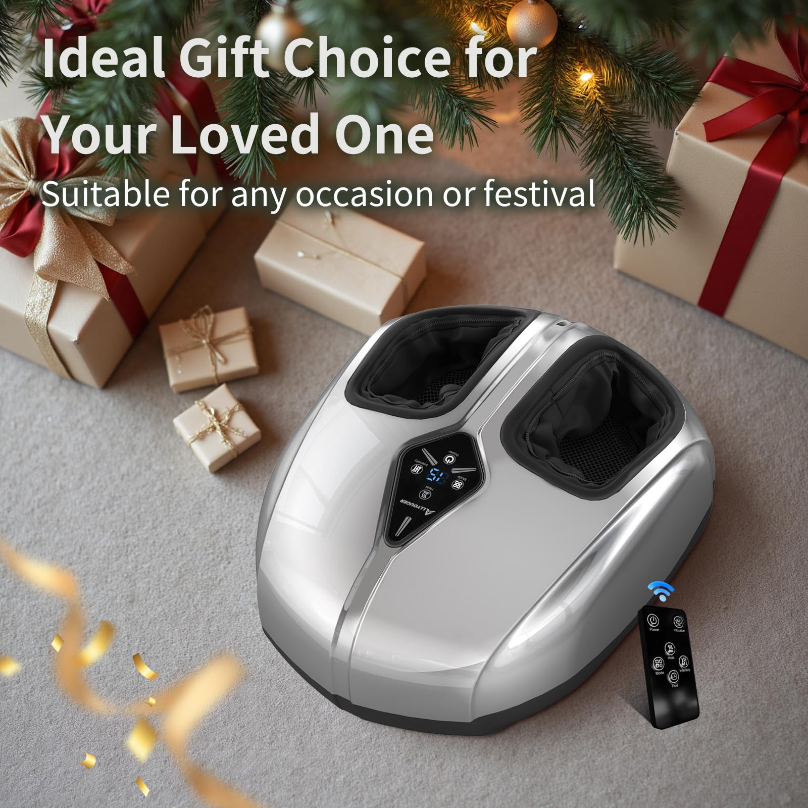 ALLYOUGER gift-ready packaging underscores a thoughtful present for feet