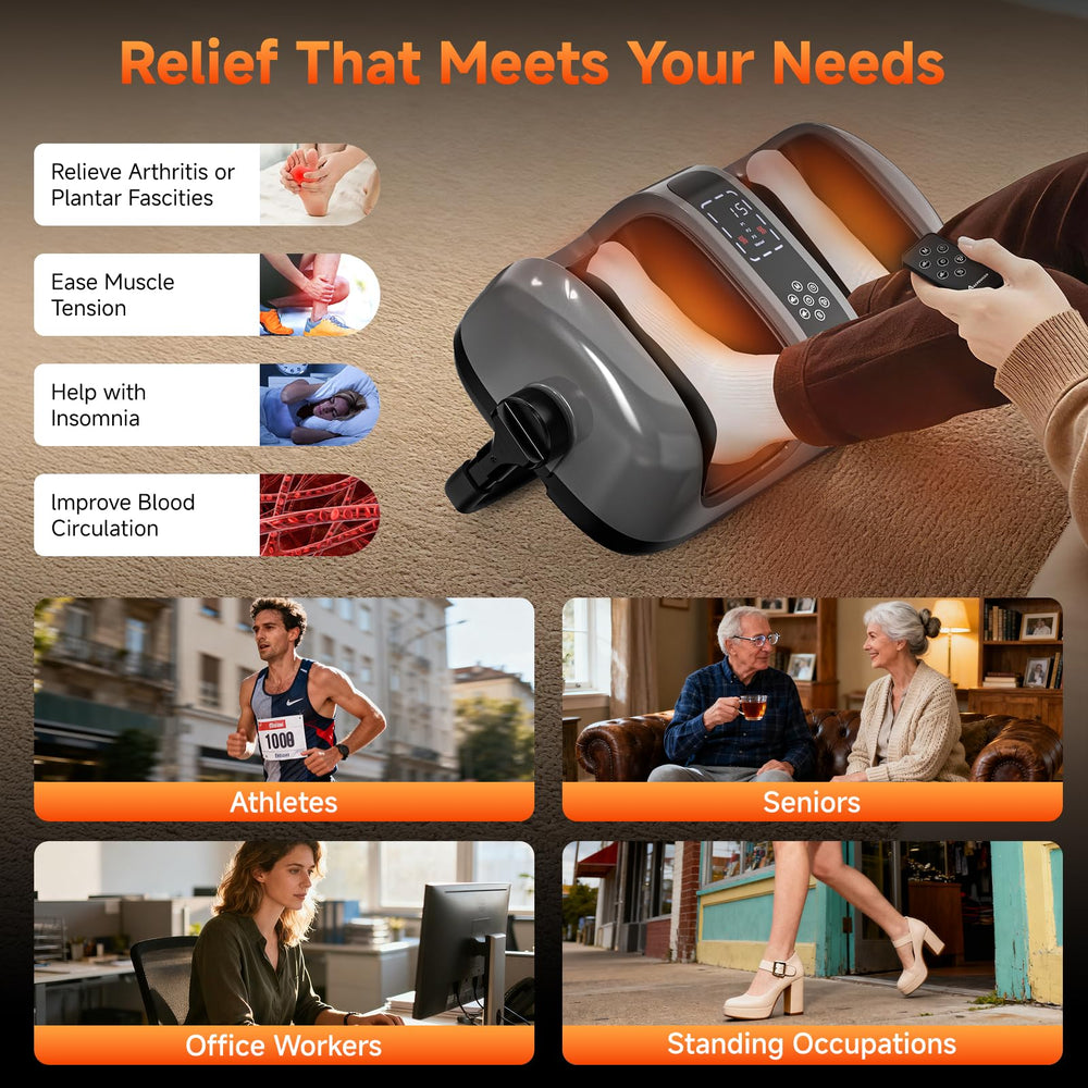 ALLYOUGER Foot Massager portable lightweight design for home or travel