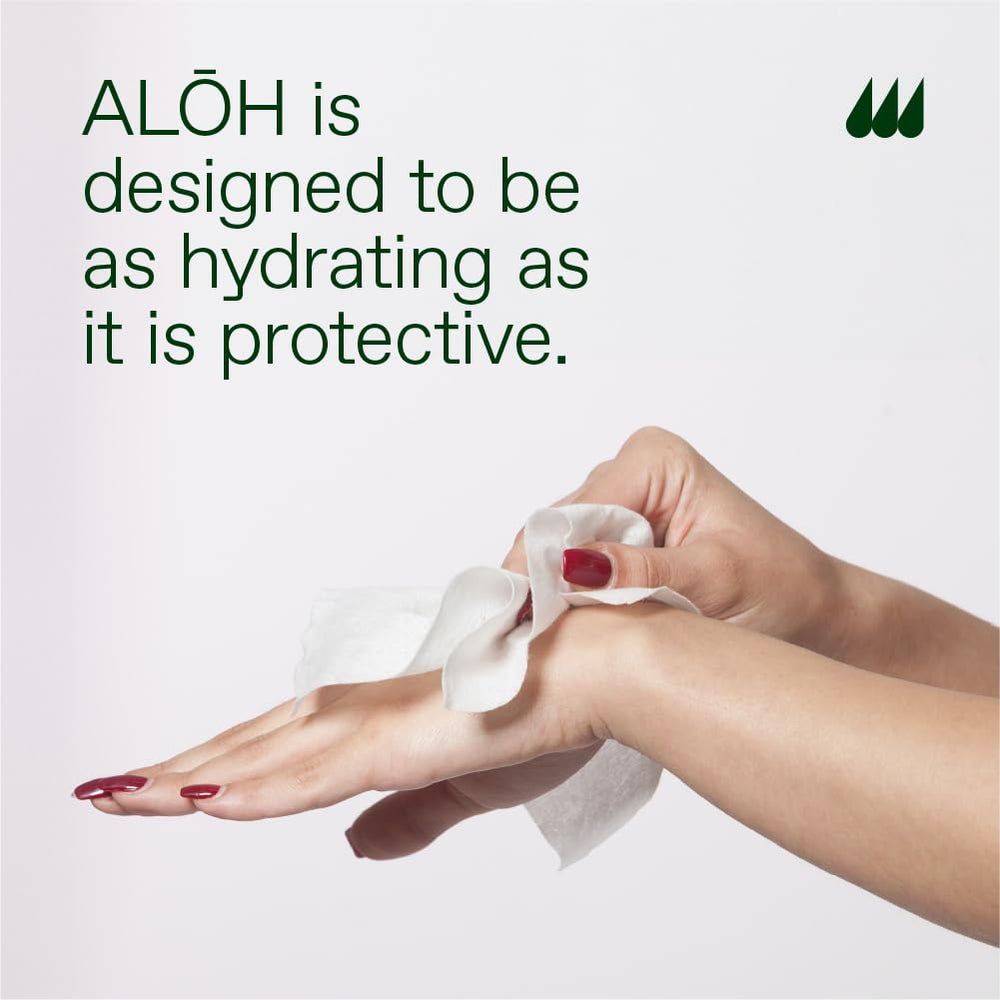 ALO Sweet Orange Bergamot Aloe wipes travel pack in a bag for on-the-go hygiene