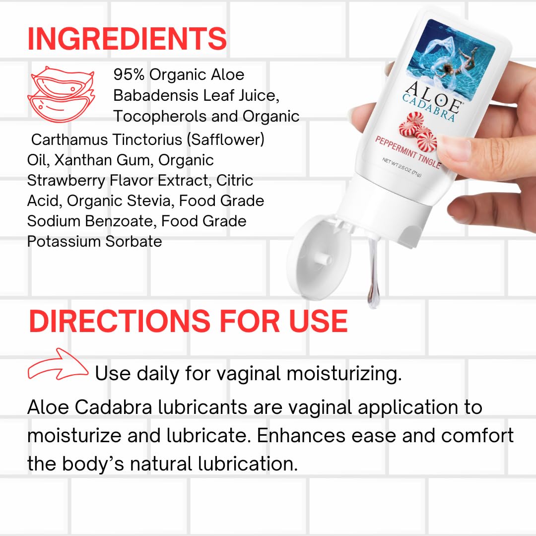 Aloe Cadabra aplicador para uso íntimo suave y fácil de aplicar.