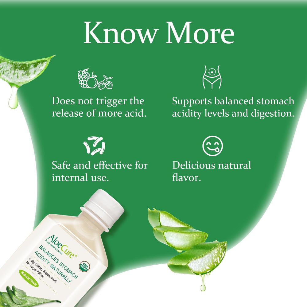 AloeCure aloin-removed gel ensures purer juice and easier digestion