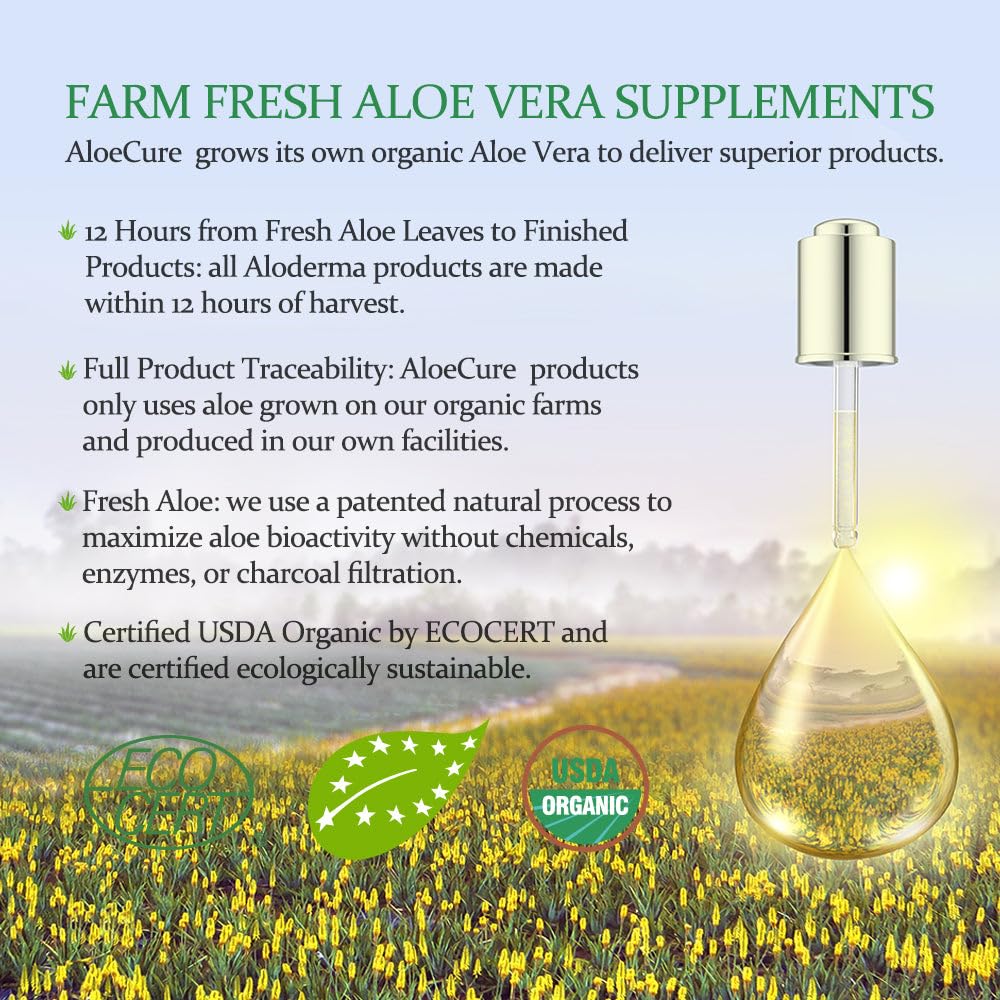 AloeCure six-bottle packaging ready for regular use and savings.