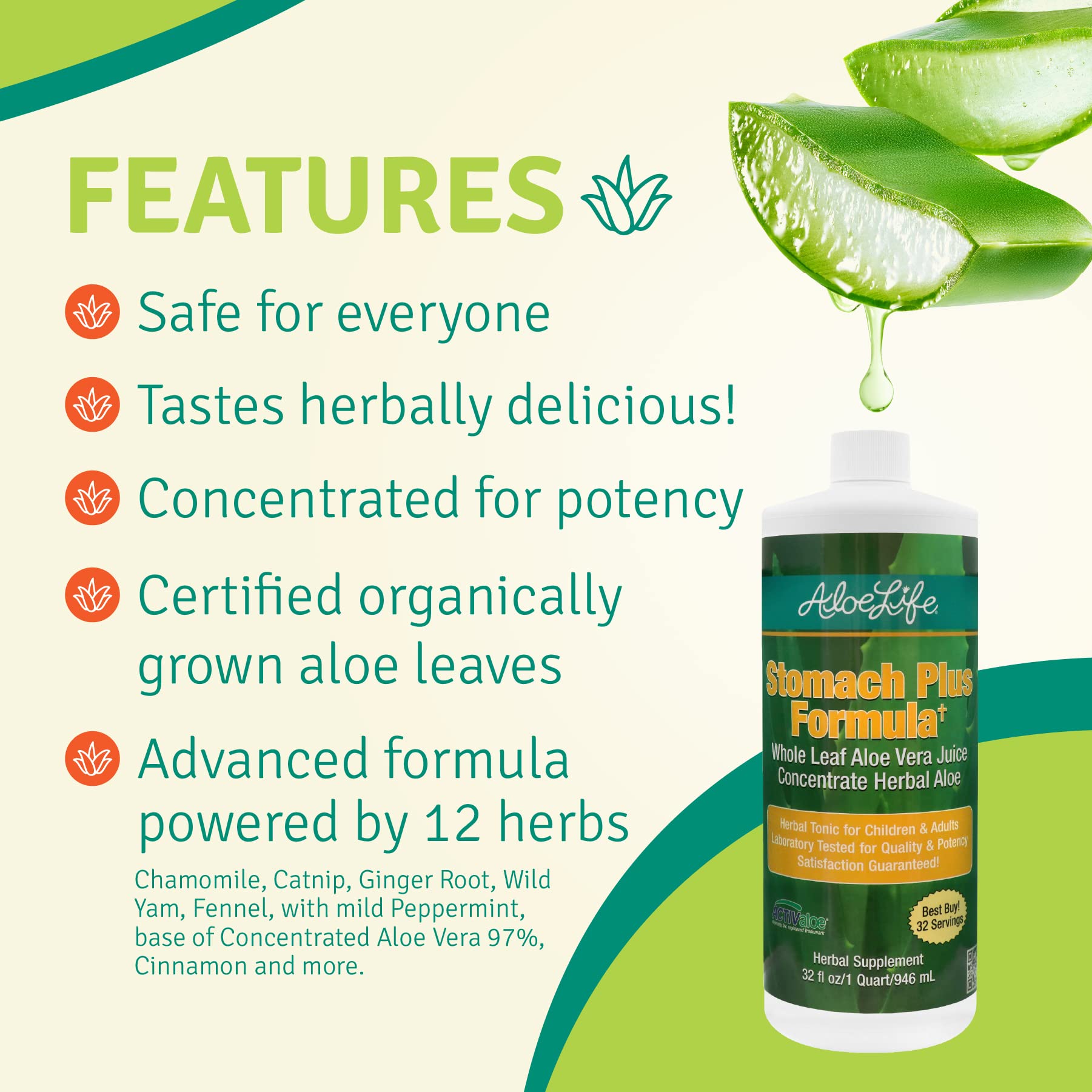 Aloe Life Stomach Plus Formula aloe base concentrate