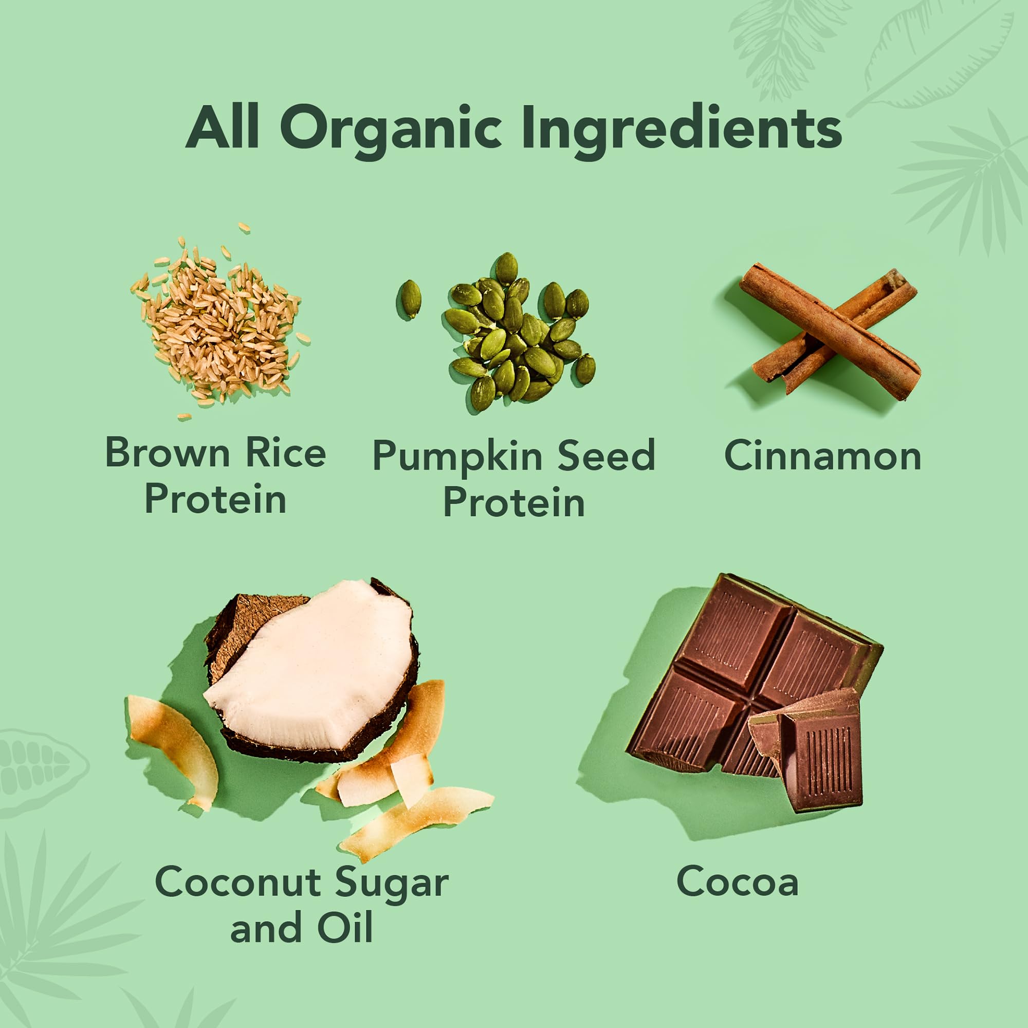 ALOHA fiber and iron content highlighted on packaging for a protein-rich option.