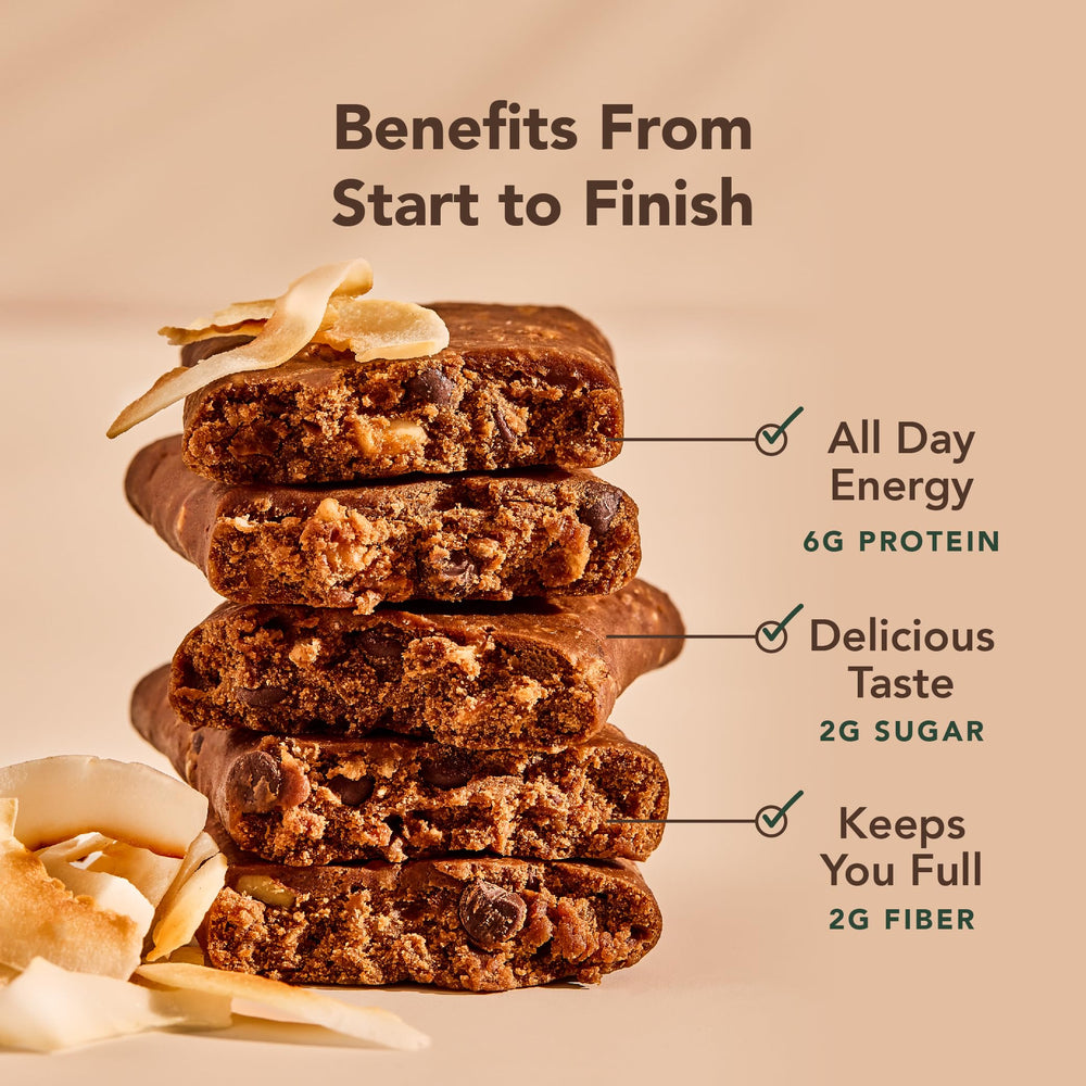 ALOHA Minis organic protein blend ingredients display with brown rice and pumpkin seed proteins.