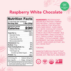 ALOHA organic protein ingredients close-up highlighting plant-based protein and fiber.