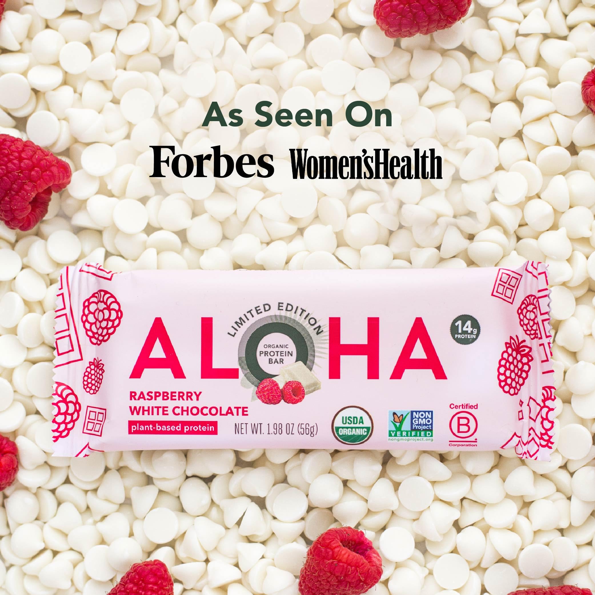 ALOHA vegan gluten-free snack supports dairy-free and paleo-friendly diets.