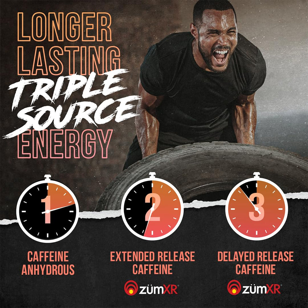 ALPHA LION Core Pre-Workout Alpha Punch label caffeine blend