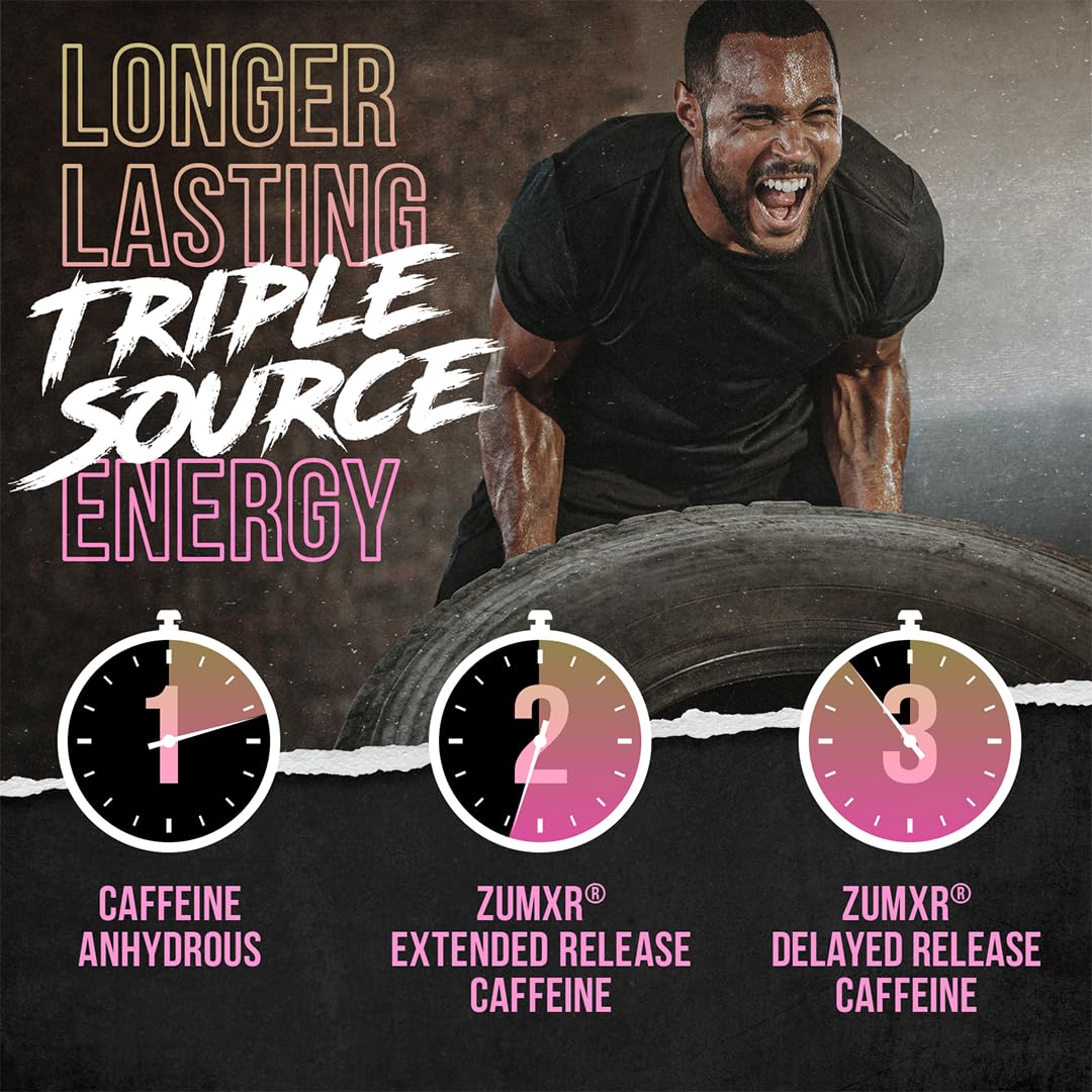 ALPHA LION Core Pre-Workout nutrition facts label highlights key ingredients.
