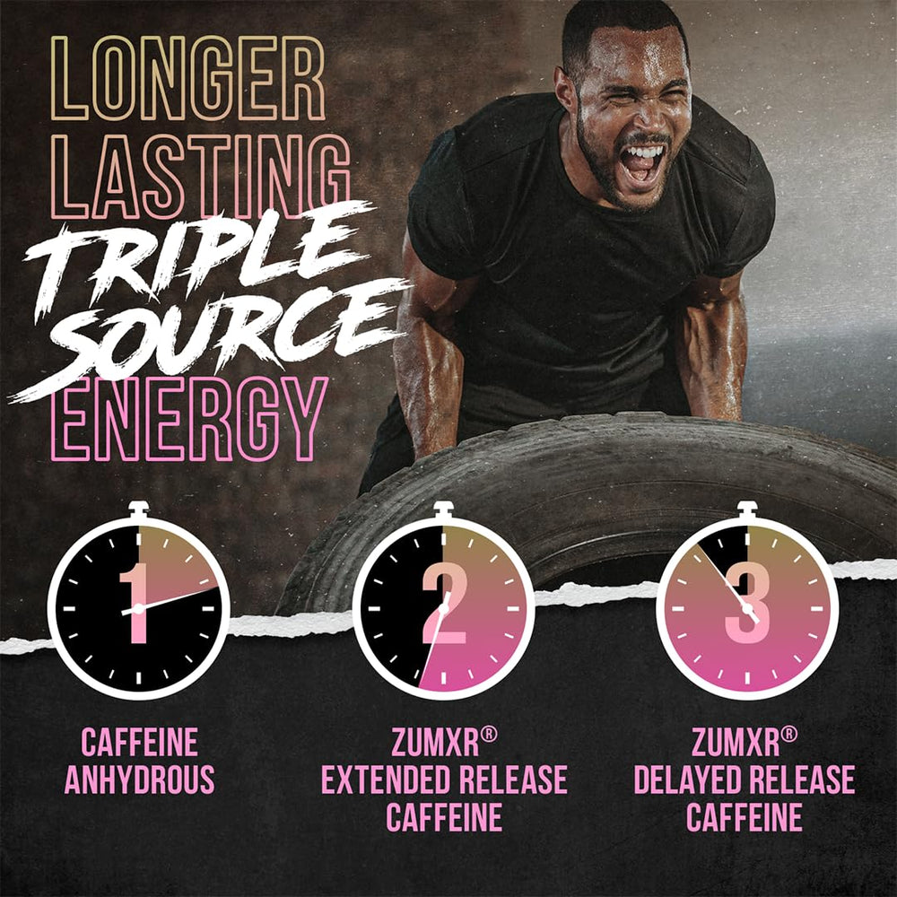 ALPHA LION Core Pre-Workout nutrition facts label highlights key ingredients.