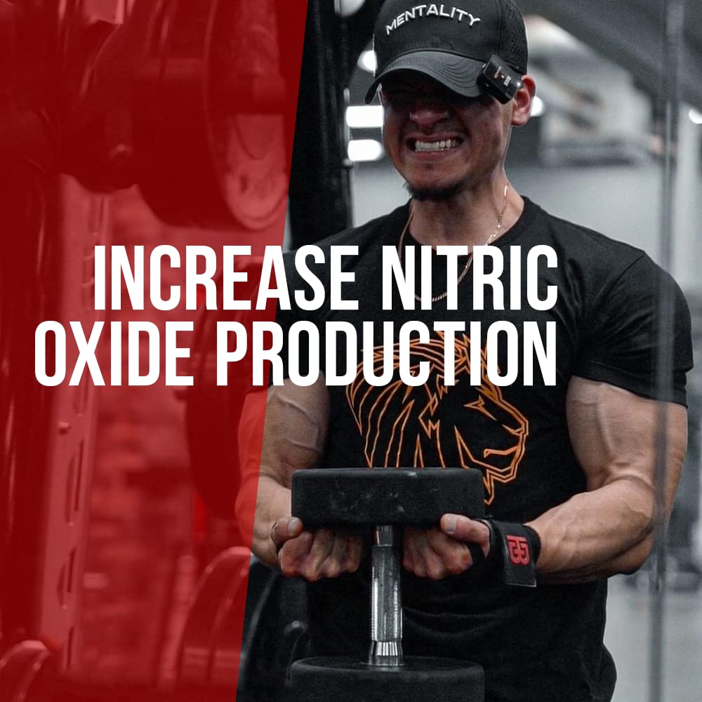 Gains Candy label closeup highlights Nitrosigine, a science-backed ingredient.