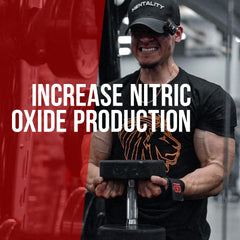 Gains Candy label closeup highlights Nitrosigine, a science-backed ingredient.