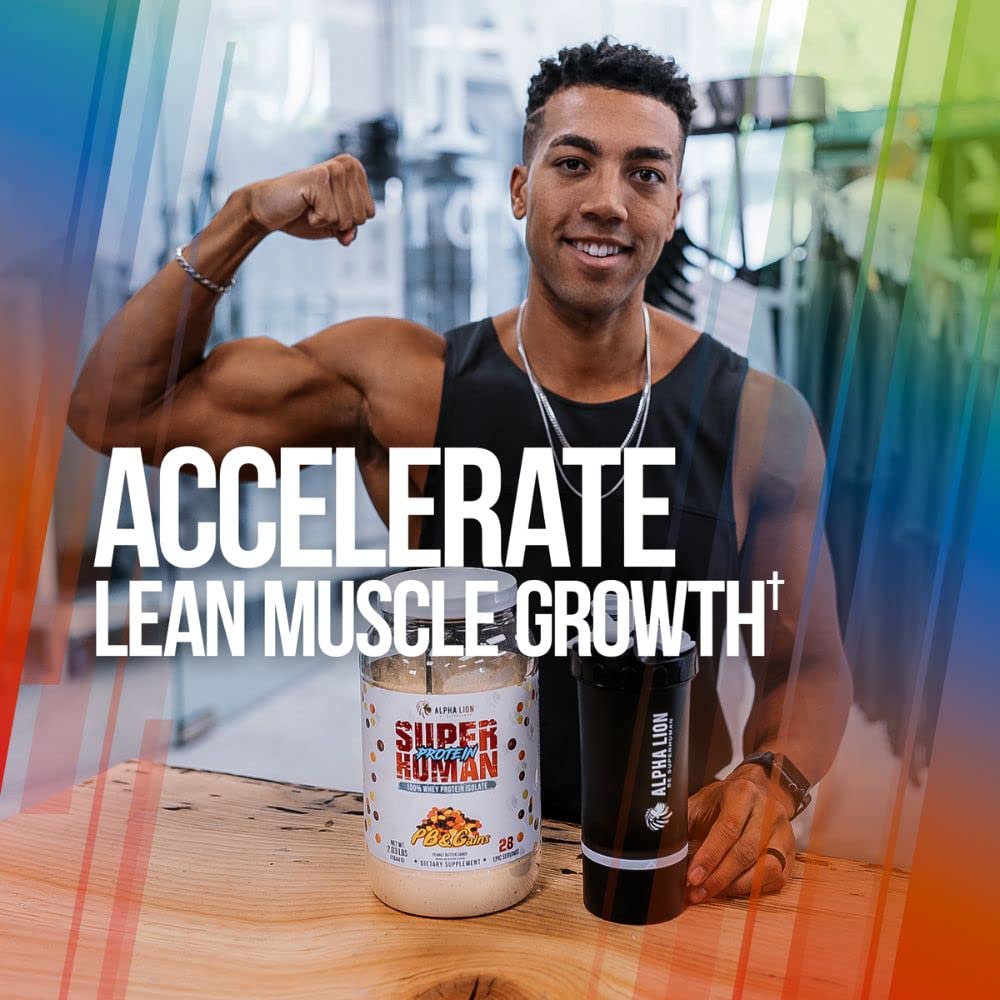 ALPHA LION Low-Carb Sugar-Free label signals a keto-friendly protein option.