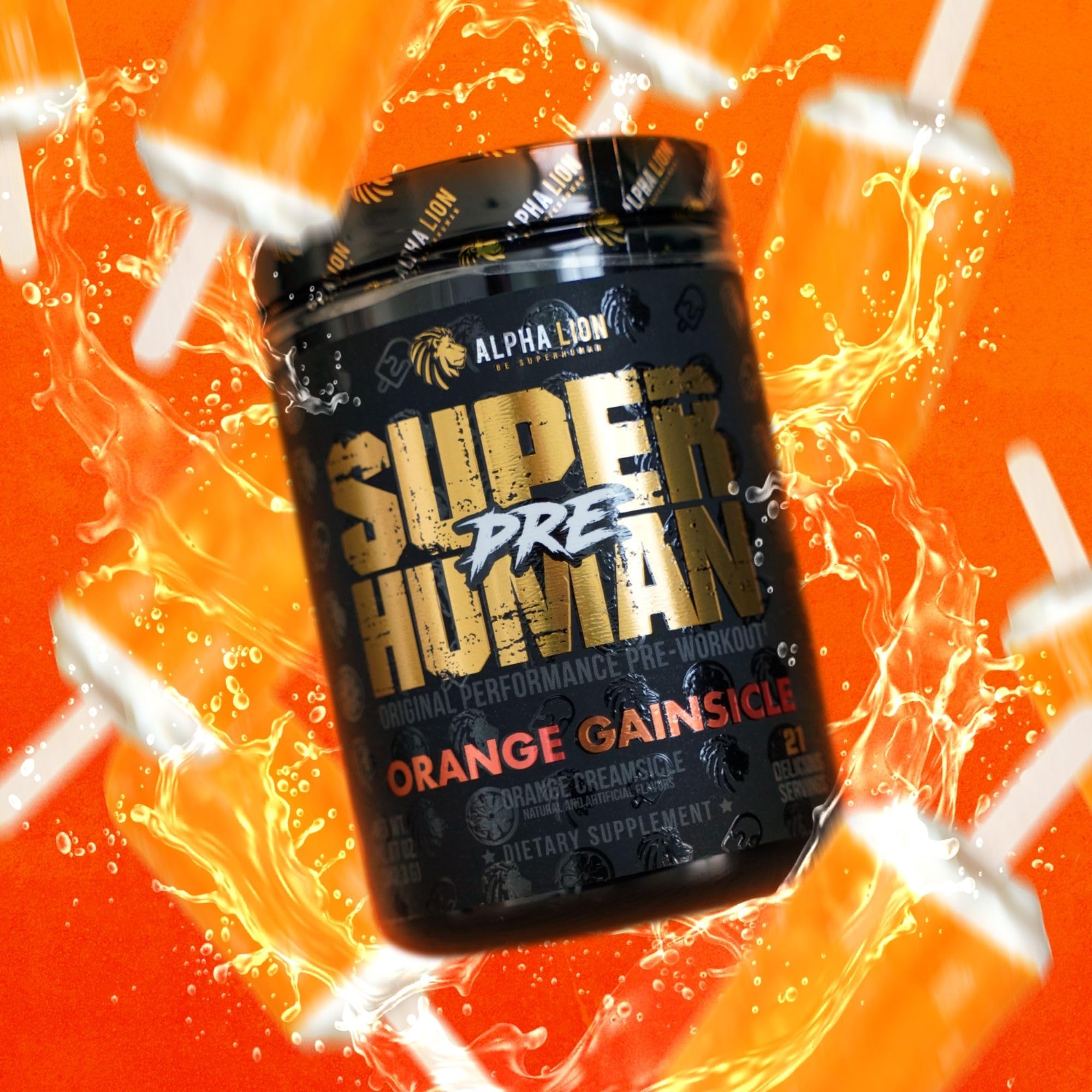 ALPHA LION post-workout-energy cue image hints sustained drive after training.