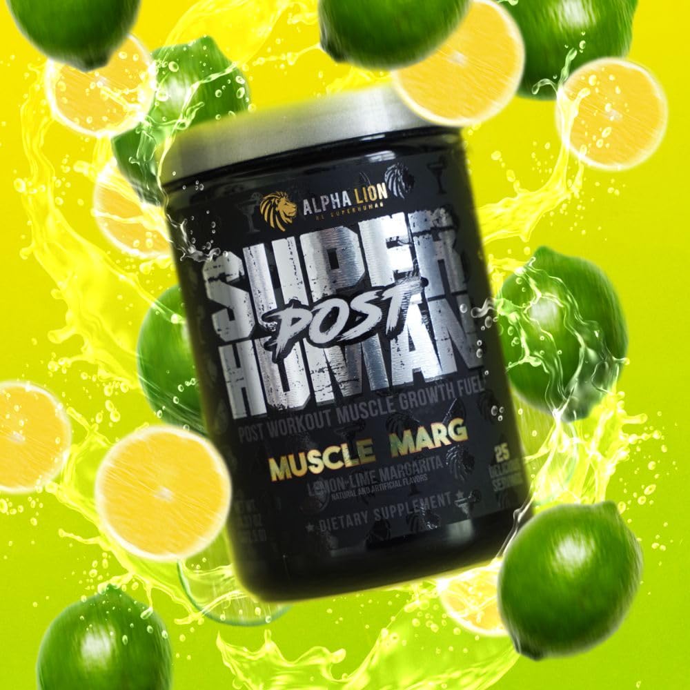 Alpha Lion post-workout powder being poured into a glass, illustrating a simple recovery ritual.