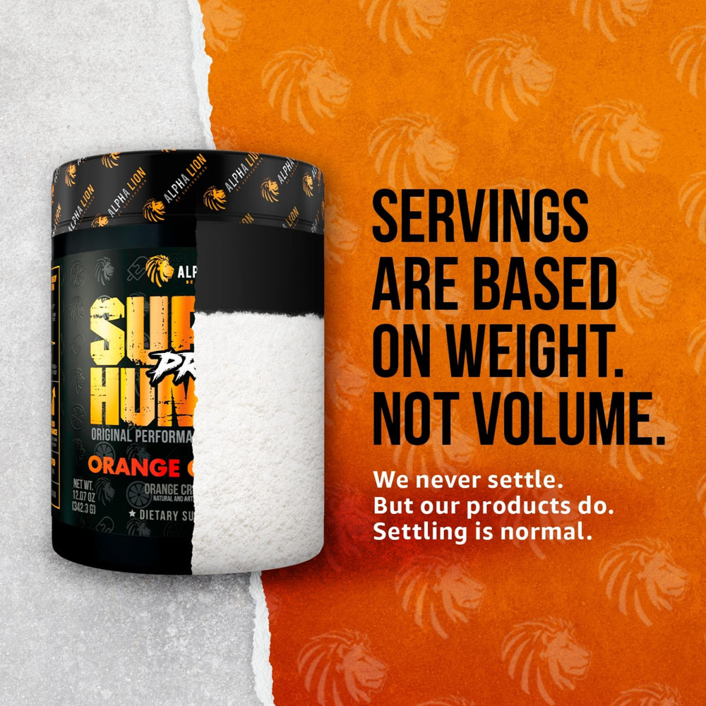 ALPHA LION premium-ingredients icons emphasize quality formula for both athletes.