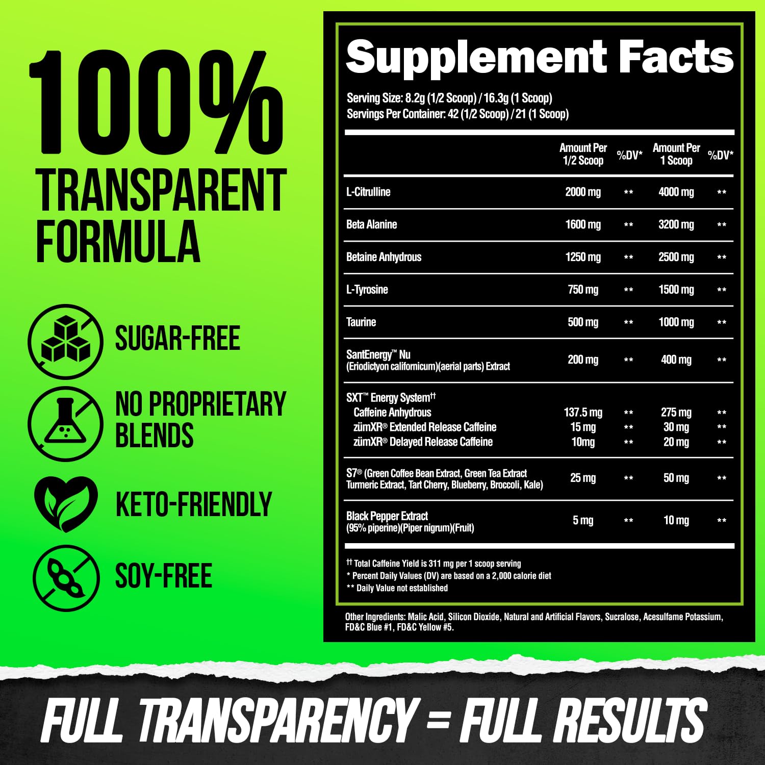 Packaging of ALPHA LION Sour Gummy Bear pre workout for on the go fueling