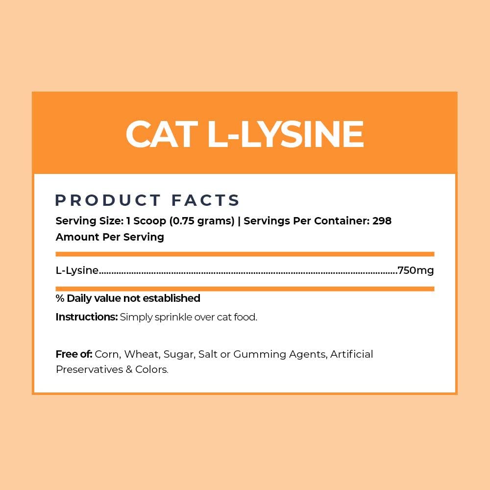 USA-sourced, human-grade lysine label from Alpha Paw.