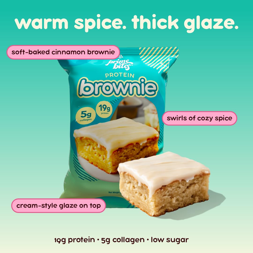 Alpha Prime Prime Bites Cookies & Cream Blondie pack featuring convenient, protein-rich snacks.