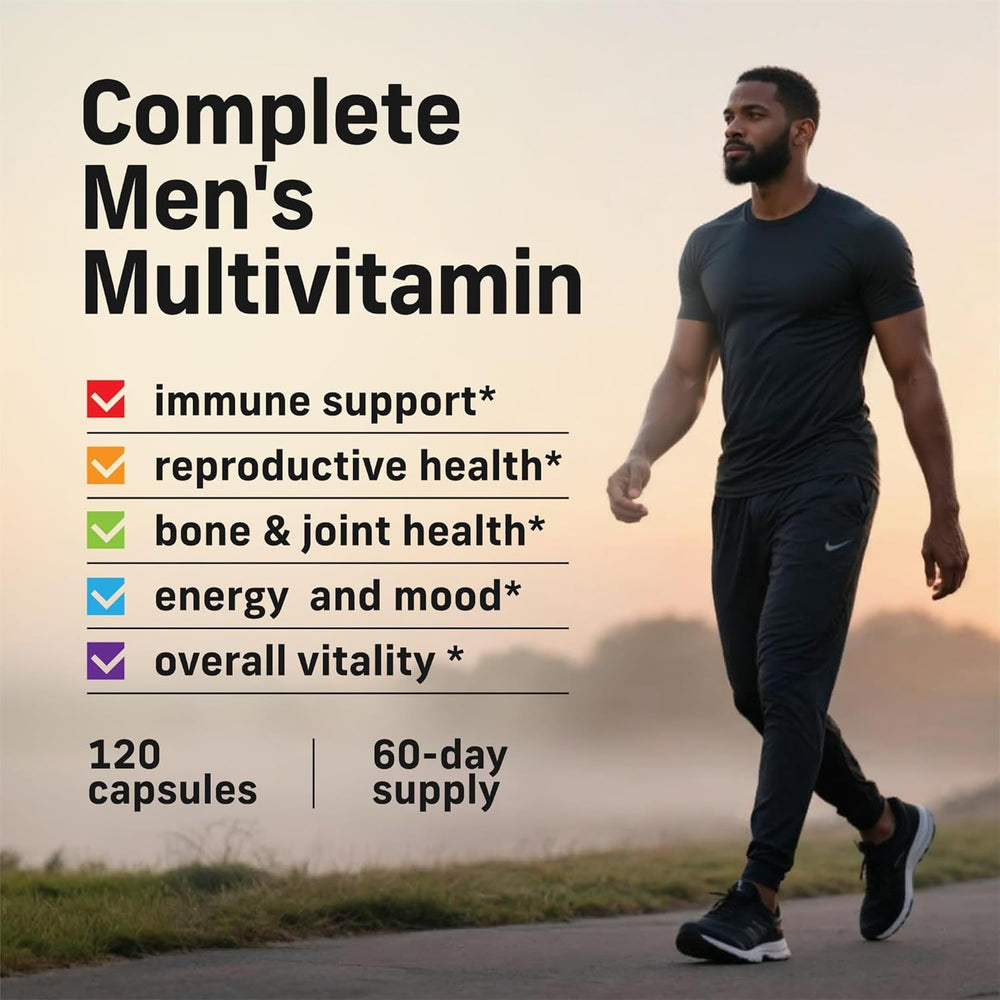 Alpha Tribe multivitamin capsules close-up for easy daily nutrition.