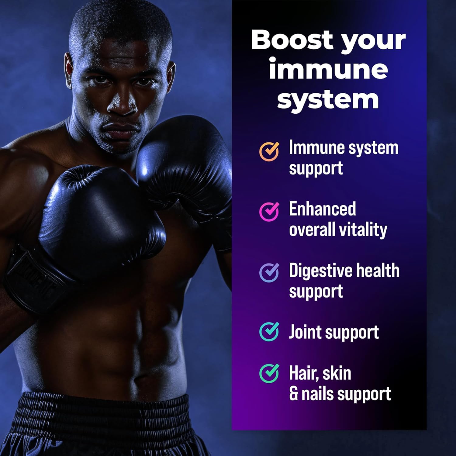 Elderberry in Alpha Tribe multivitamin supporting immune-friendly ingredients.