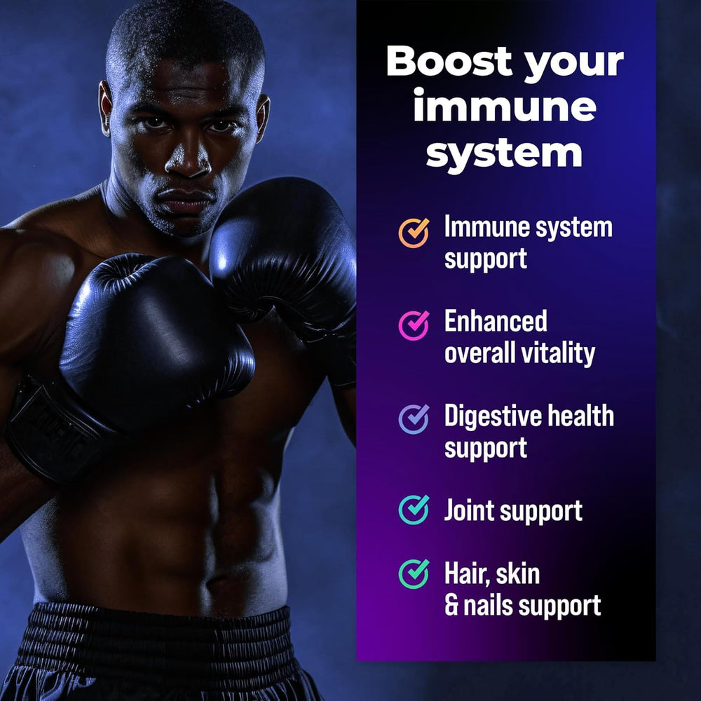 Elderberry in Alpha Tribe multivitamin supporting immune-friendly ingredients.