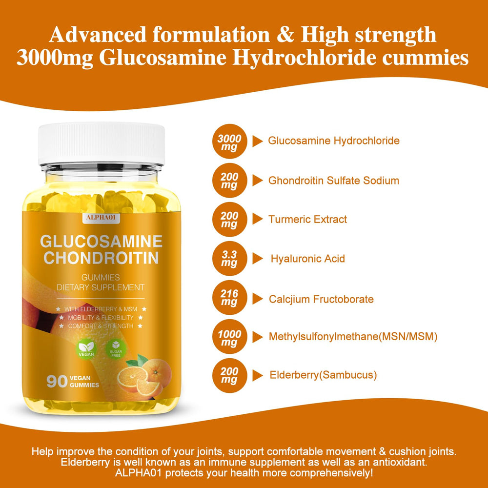 ALPHA01 bottle label featuring elderberry and antioxidant blend