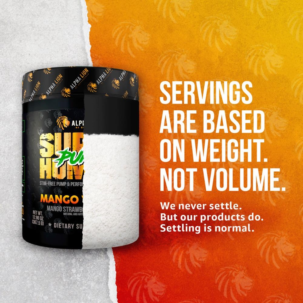 ALPHA LION powder dissolves quickly in water for easy mixing.