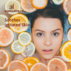 Alphrodith sandalwood oil for skin and hair hydration and shine.