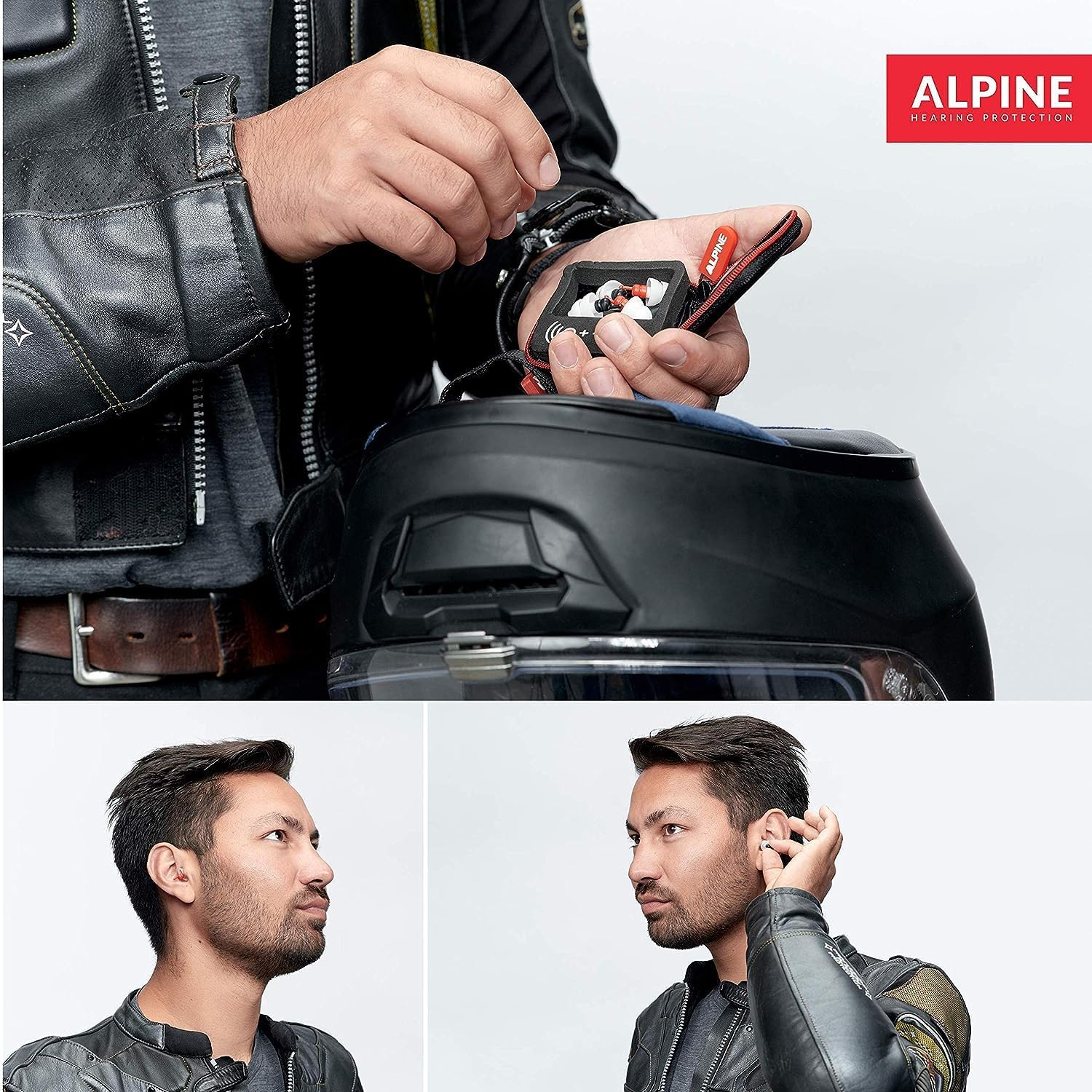 Alpine MotoSafe Pro ultra-soft surface emphasizes easy insertion and comfort.
