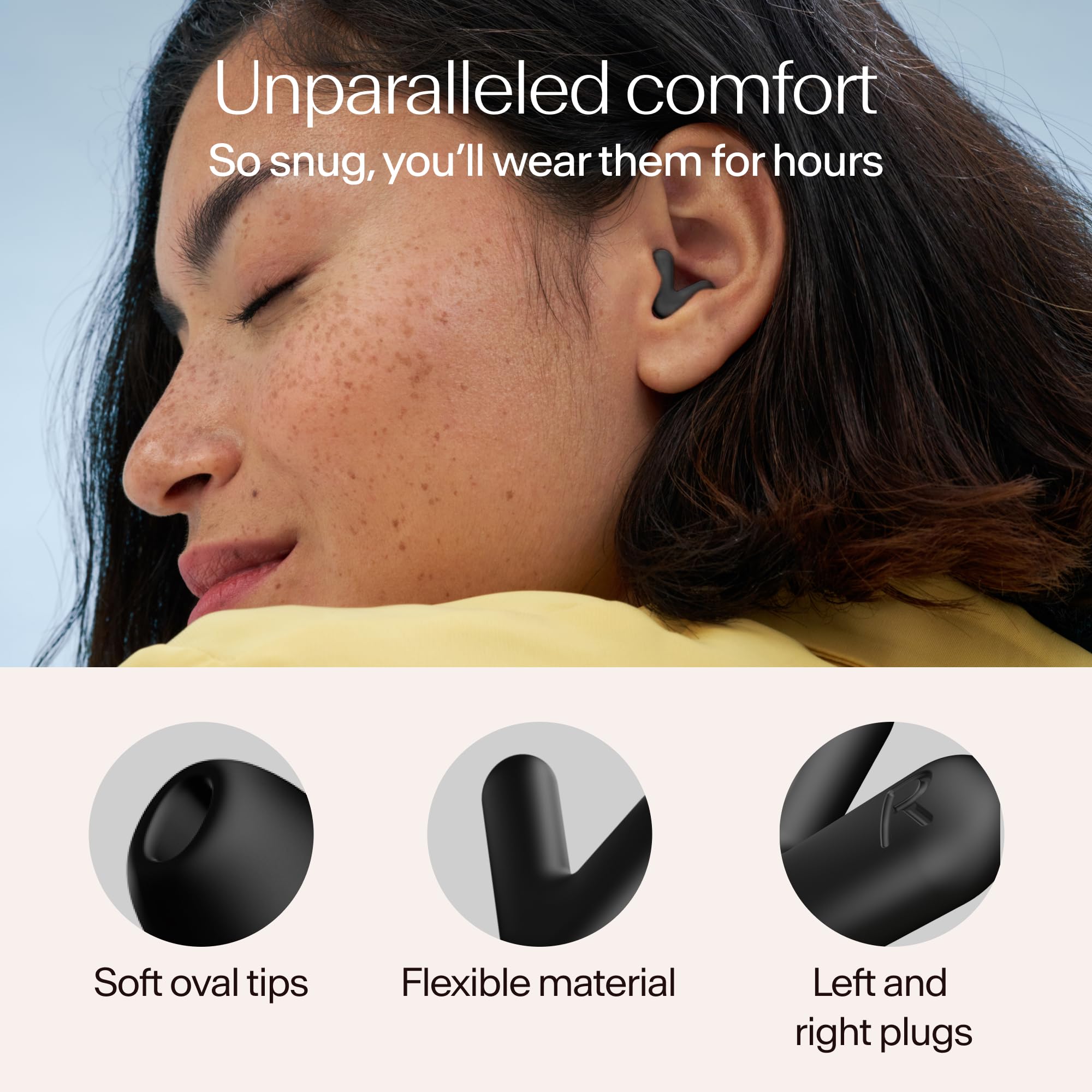 Reusable Alpine Silence earplugs stay hygienic with easy cleaning.