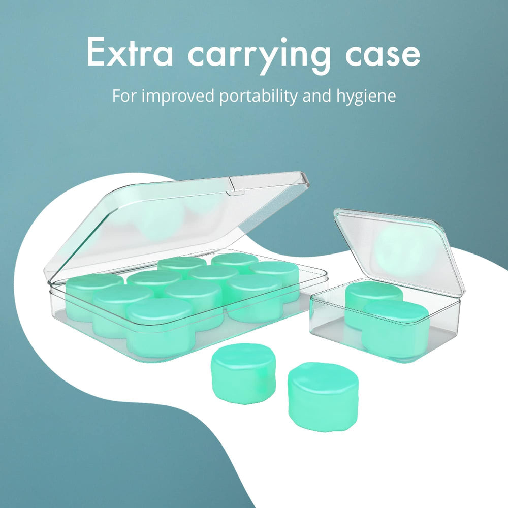 Alpine SoftSilicone in sleep scenario reduces snoring disturbance with a secure seal.