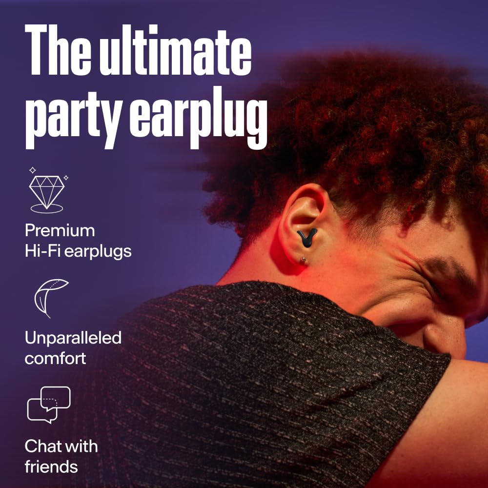 Alpine Tune Earplugs four-sizes tips close-up demonstrates secure, comfortable fit