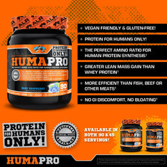 ALR Humapro serving scoop beside a glass of prepared shake
