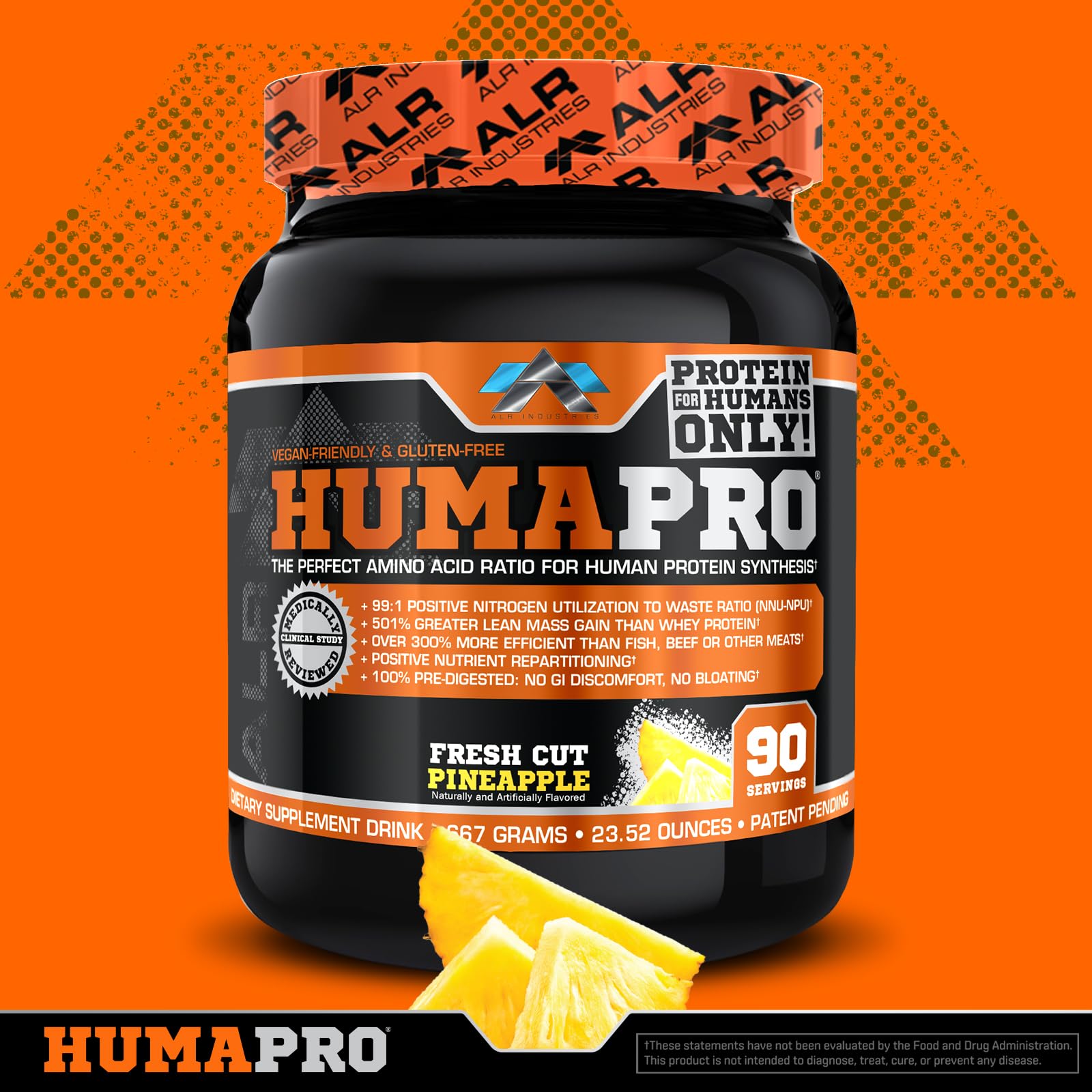 Measuring scoop with Humapro for on-the-go protein
