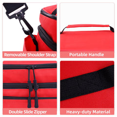 ALSLEA first aid bag waterproof nylon protects supplies in rain.