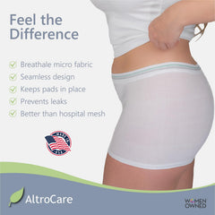 AltroCare breathable fabric texture highlights soft, irritation-free wear.