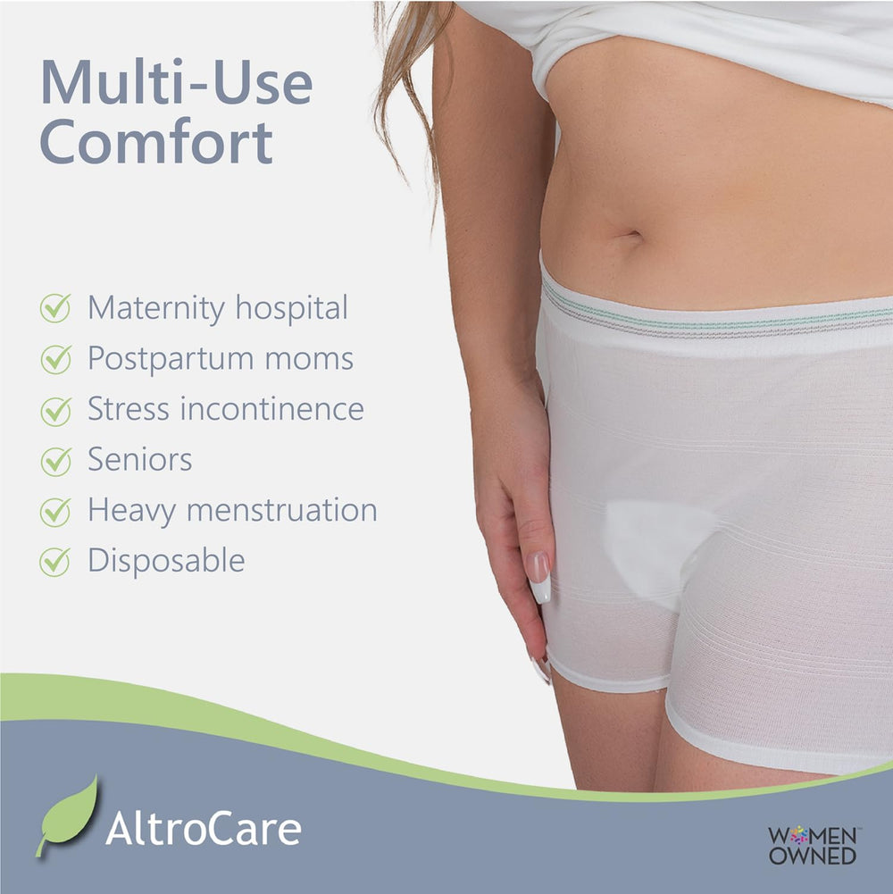 AltroCare brown/green waistband adapts to hip sizes 40-45 inches.