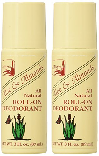 Alvera Roll-On Deodorant texture highlighting natural ingredients for gentle odor control