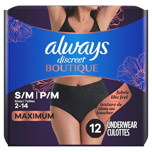 Always Discreet Boutique postpartum underwear designed for comfort after childbirth