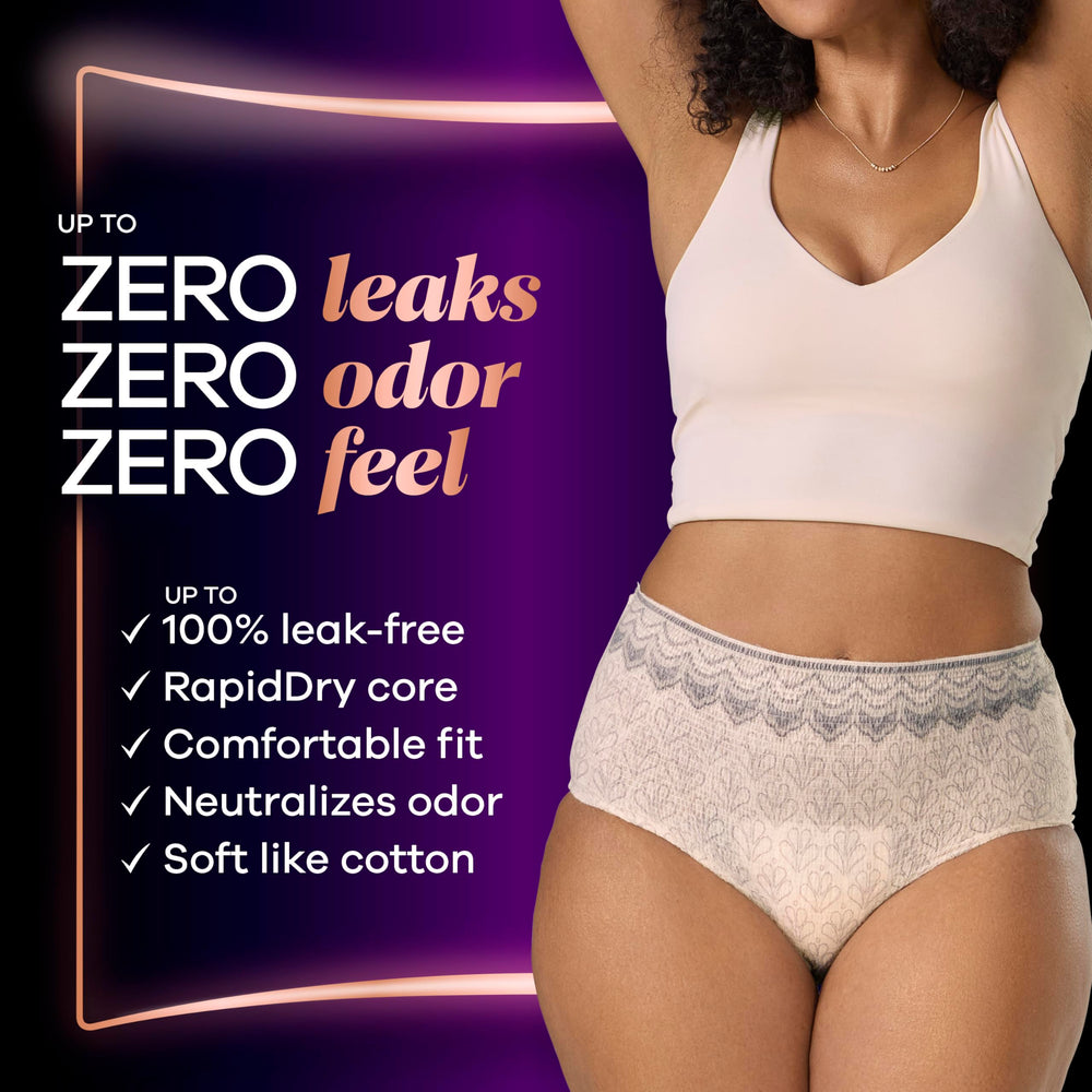 Always Discreet Boutique Rosy silhouette hugs curves for a seamless look under clothes.