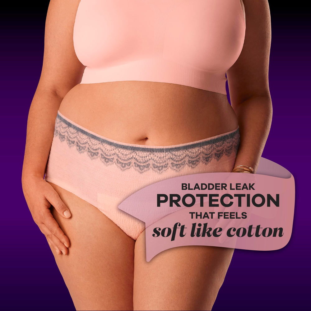 Always Discreet Boutique S/M to XL sizing supports diverse body shapes.