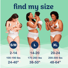 Always Discreet postpartum underwear uses cottony stretch fabric to hug curves
