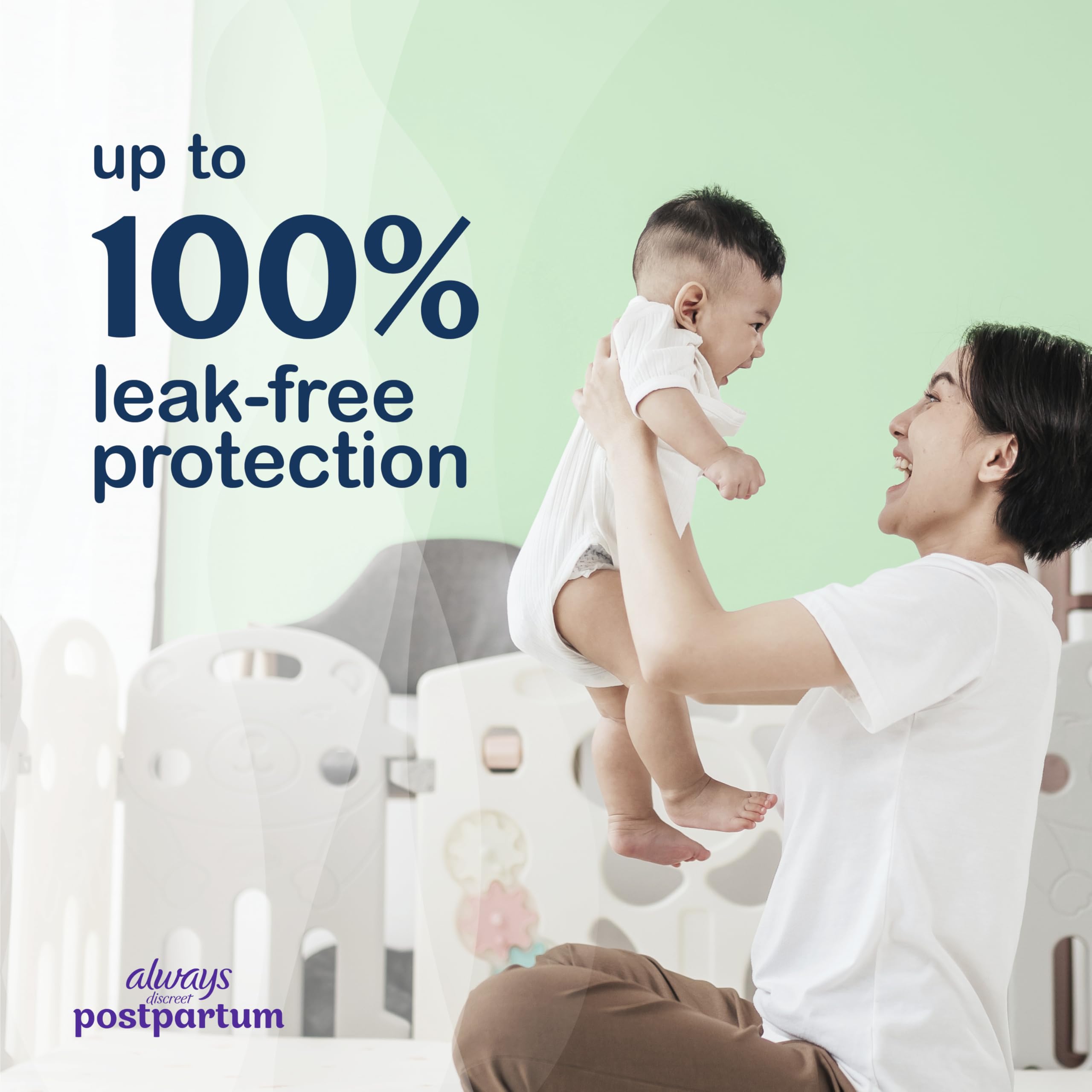Always Discreet postpartum underwear is fragrance free for sensitive skin