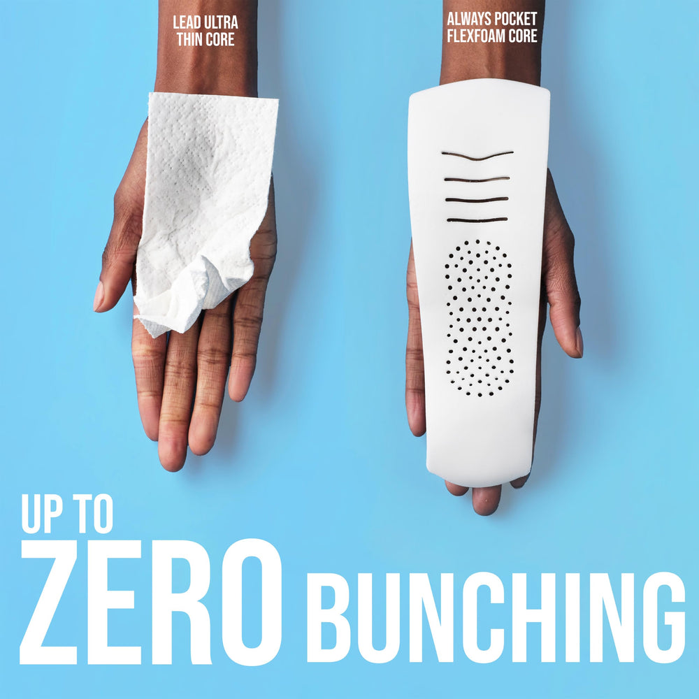 Always Pocket FlexFoam emphasizes leak-free experience for daily use